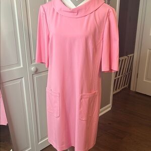 Trina Turk Pink Long Sleeve Dress